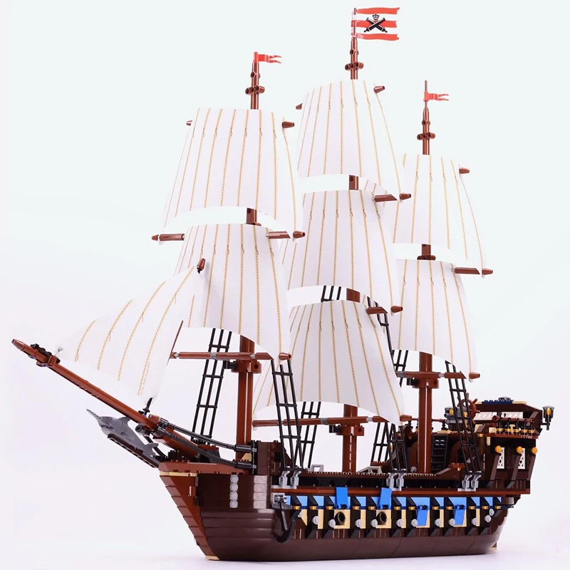 Lepinblcoks Пираты Карибы корабль 16006 16009 22001 строительные блоки игрушки Кирпичи совместимы с 4195 4184 16016 подарок