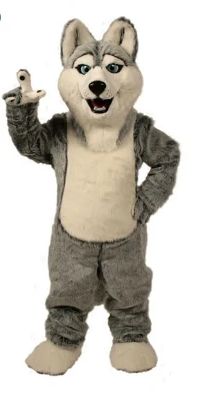 

Wolf mascot costumes halloween dog mascot character holiday Head fancy party costume adult size birthday