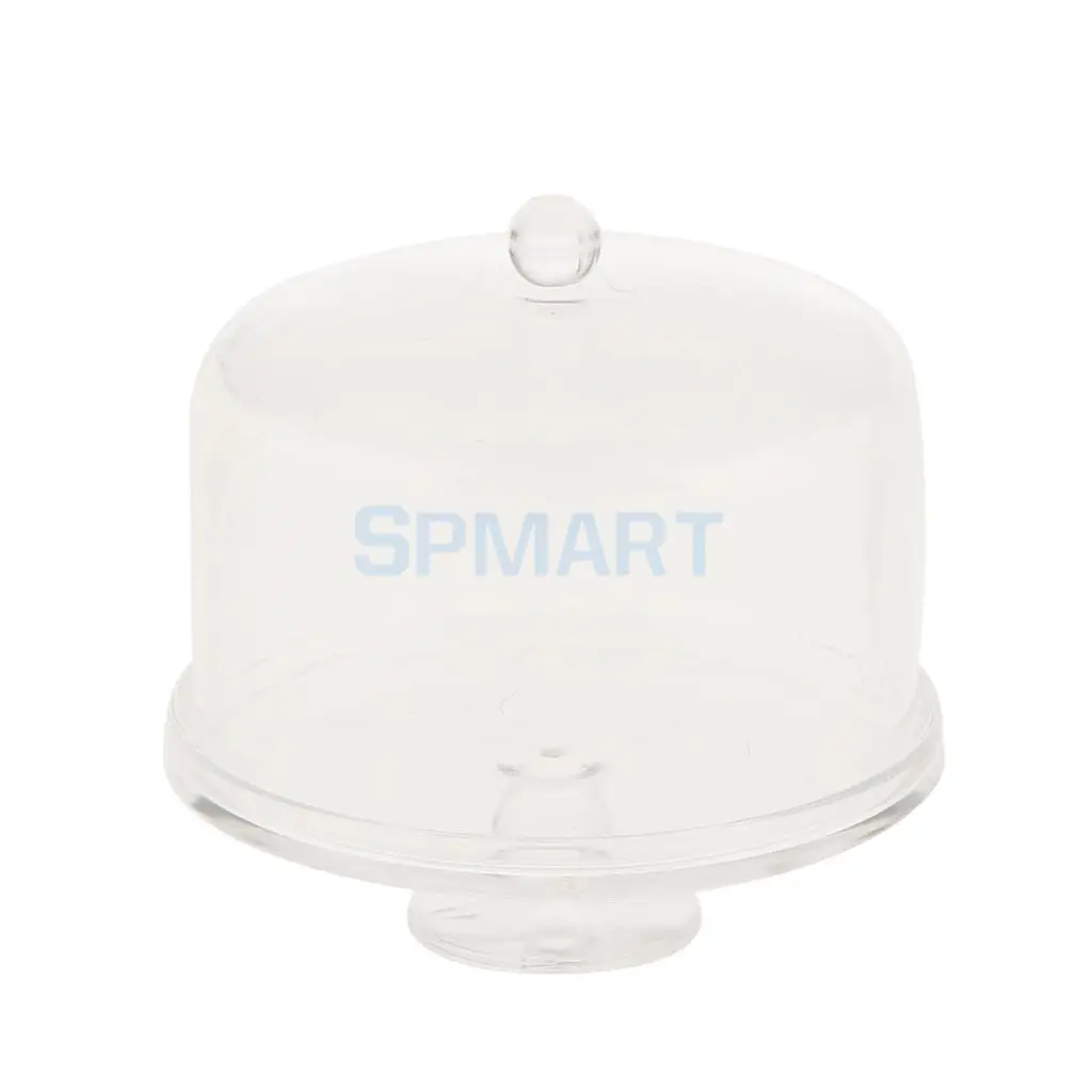 Dollhouse Miniature 1/12 Scale Clear Dessert Snack Can Pot with Lid for 12th Dolls House Accessories