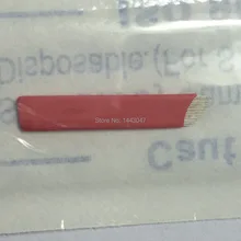 500 шт/партия Перманентный макияж иглы татуировки с 17 шпильками для бровей