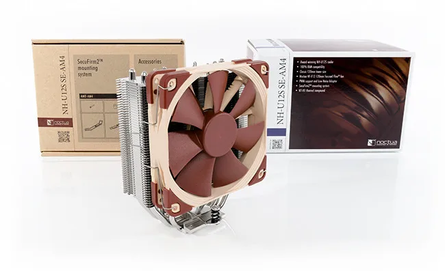 Noctua NH-U12S SE-AM4 AMD AM4 PC компьютерный процессор кулеры для процессора вентиляторы охлаждающий вентилятор содержит теплоизоляционные кулеры