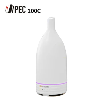 

VVPEC 100ml Air humidifier Essential Oil Diffuser Ultrasonic Air Humidifier Wood Grain LED Light cool mist maker for Home