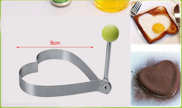 1Pcs Stainless Steel Fried Egg Mold Pancake Bread Fruit and Vegetable Shape Deco&hellip;