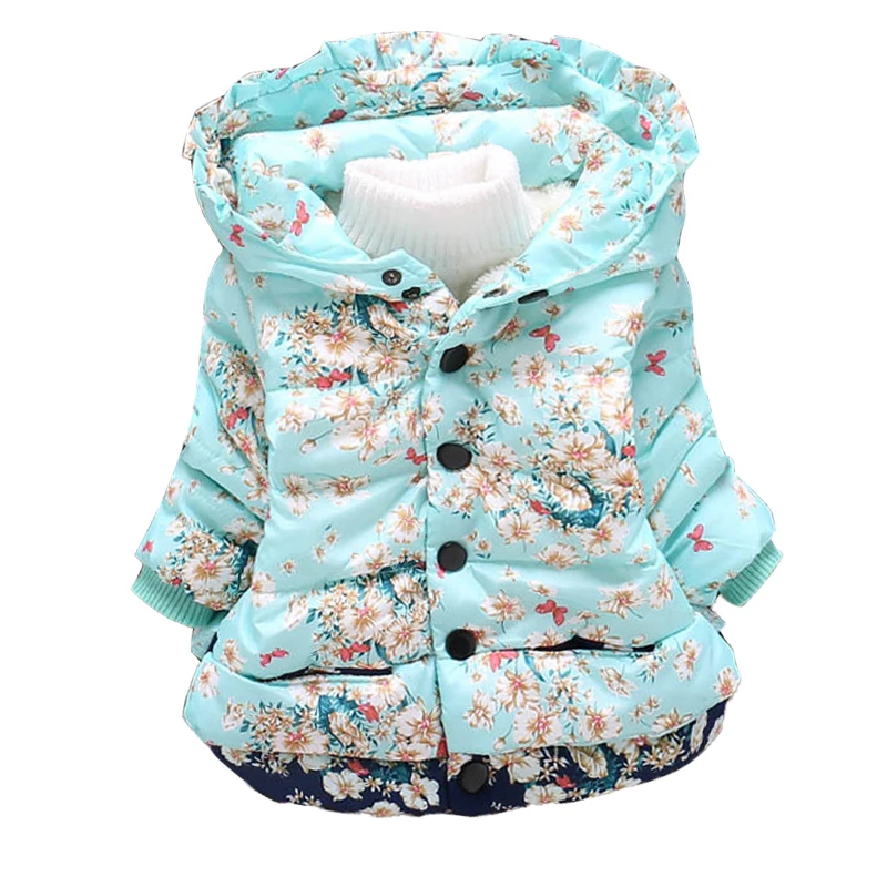 

2018 Warm Outerwear Winter Autumn Baby Girls Clothes Girls Jacket For Girls Coat Kids Clothes Hoodies Children Clothing 4 Years