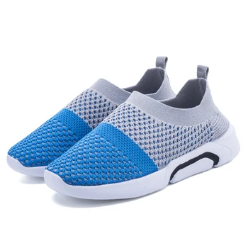 

QIUTEXIONG Children Shoes For Boys Sneakers Girls Casual Shoes Kids Sock Shoes Mix Color Slip-on Breathable Outdoor Footwear