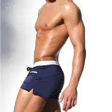 Новые мужские плавки с низкой посадкой сексуальные мужские пляжные плавки шорты мужские трусы боксеры купальные плавки