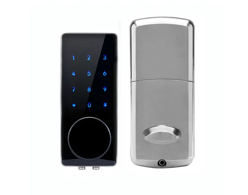 Left Handle LACHCO электронный дверной замок пароль, 2 карты, 2 механические клавиши сенсорный экран клавиатура цифровой кодовый замок умный вход L16076BS - Цвет: Left Handle