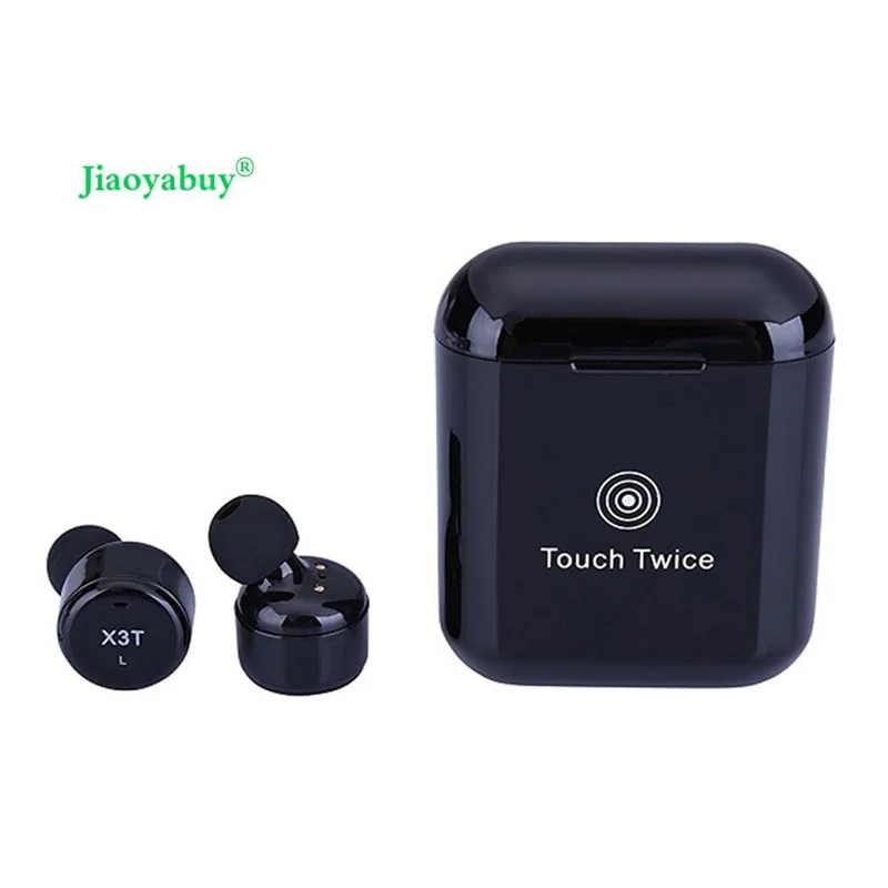 

X3T Mini Invisible Twins True Wireless Bluetooth Headset CSR 4.2 HIFI Stereo Cordless Bluetooth Earphones Mic with Charging Case