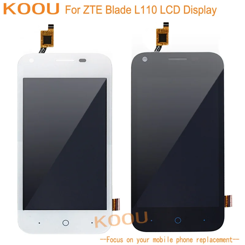 

LCD Display+Touch Screen For ZTE Blade L110 Touch Panel Digitizer Assembly Replacement For ZTE L110 Mobile Phone Accessories