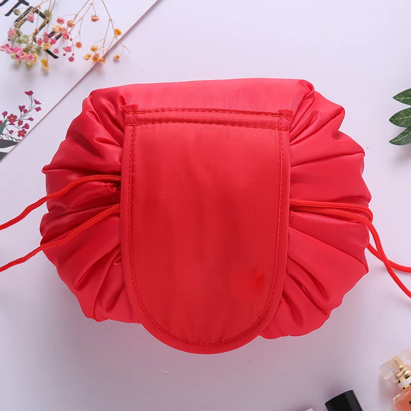 Women Travel Drawstring Storage Pouch Cosmetic Bag Organizer Makeup Cases Beauty Toiletry Kit Tools Wash Storage Bag - Цвет: 23