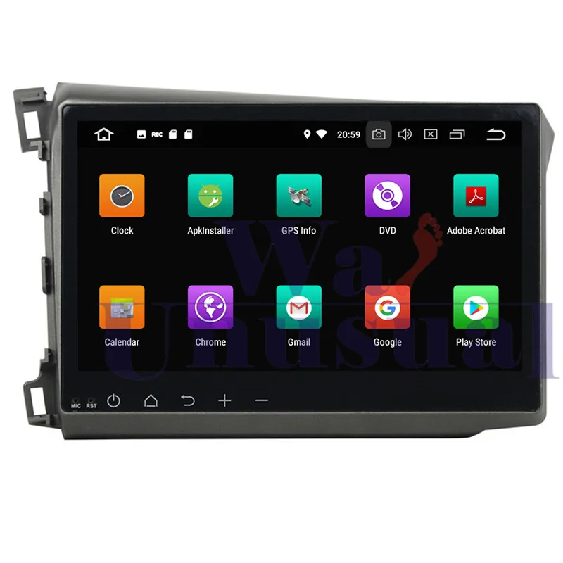 car 2din android 8.0 For Honda CIVIC 2012