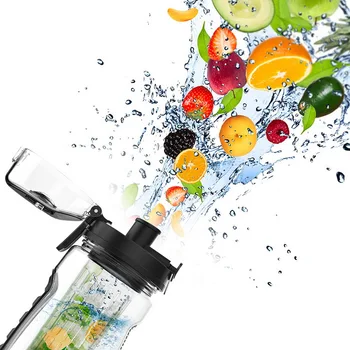 1L Portable water bottle Tritan Drinkware Bottle Fruit Infuser Bottle Juice Shaker travel Sport Water Bottle detox bottle 5