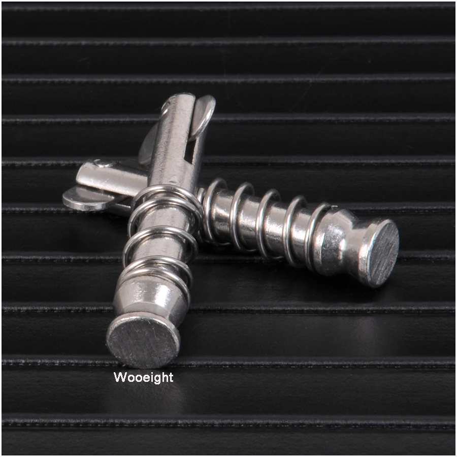 2Pcs Marine Stainless Steel Quick Release Pin Deck Hinge Hardware Fitting For Boat Bimini Top Deck Yatchs Ships (8)
