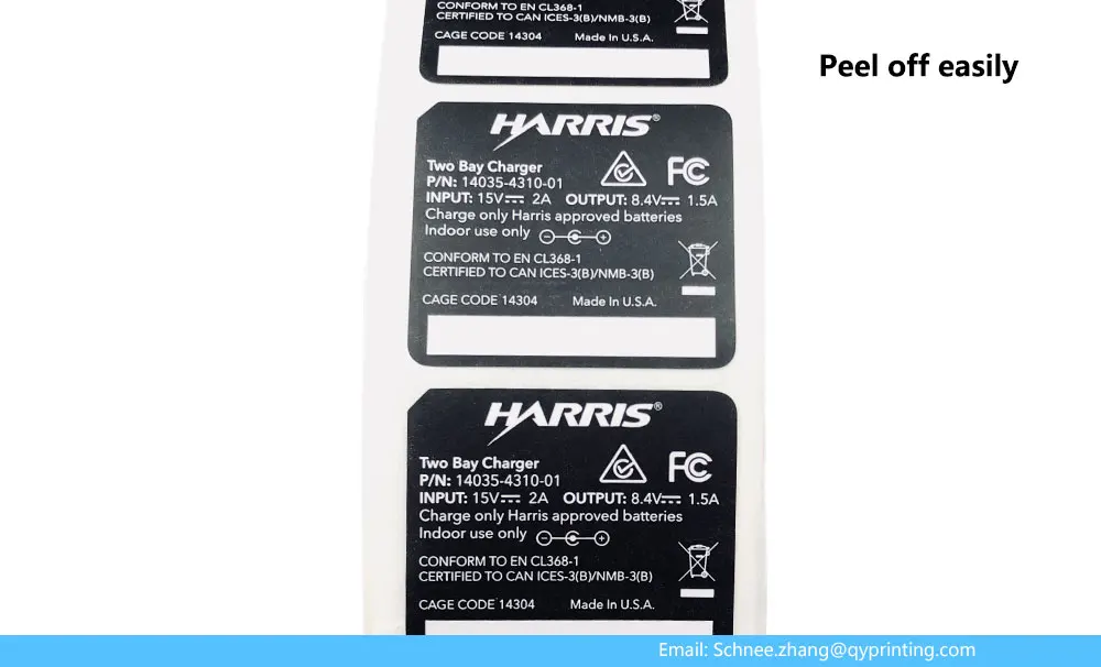 1000 шт 45,8x39,8 мм виниловые наклейки печатные рулоны водонепроницаемые наклейки для этикеток маслостойкие ПВХ PP пластиковые этикетки для батарей