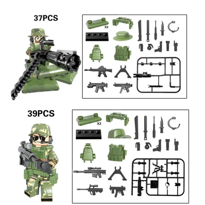 150+ шт военный крест огненные войско армейские солдатики кирпичи фигурки-пистолеты оружие спецназ строительные блоки игрушки для мальчиков