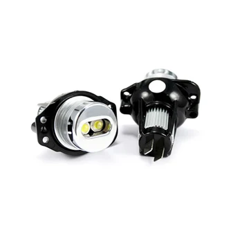 

2X 12W For BMW E90 E91 LED CANBUS Angel Eyes light Headlight Lamp Blue Red