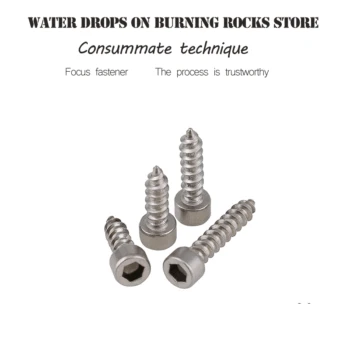 

Free shipping 20pcs M5*12/14/16/20/25/30/35/40 Stainless steel 304 hex socket cap head self tapping screw