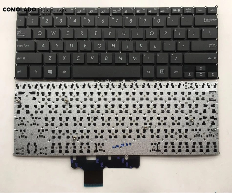 US English Keyboard For ASUS Transformer Book Trio TX201 TX201LA Black Without Frame Laptop Keyboard US Layout