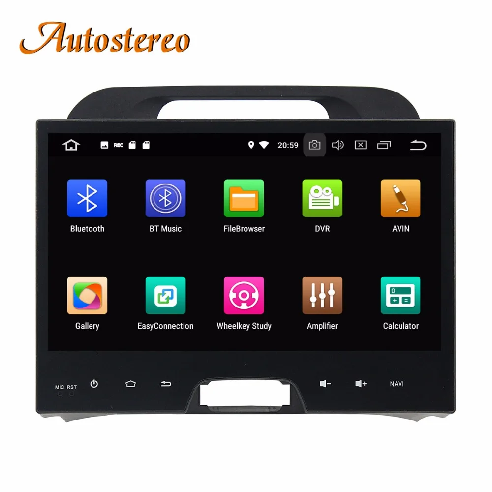 Cheap Android 9 PX5 Car DVD Player GPS navigation For KIA SPORTAGE 2010 - 2016 head unit multimedia player radio tape recorder stereo 1