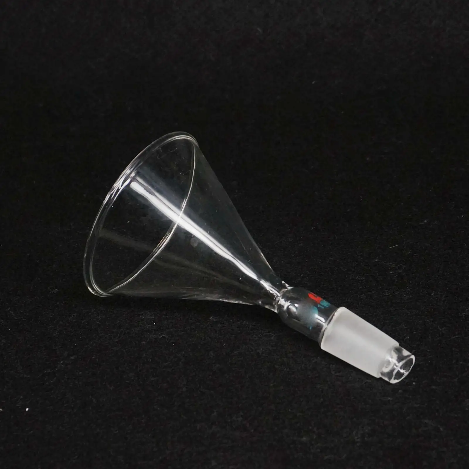 80mm Diameter 19/26 Ground Joint Glass Conical Funnel Lab Chemistry