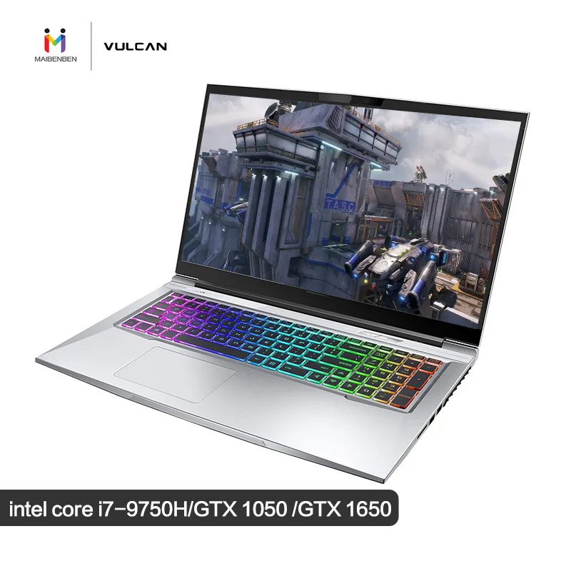 Игровой ноутбук с клавиатурой MaiBenBen X9Plus Intel i7 9750H + GTX1650 4G графическая карта/32 ГБ