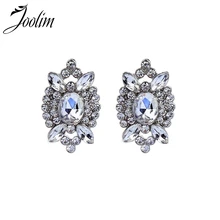 Joolim серьги-гвоздики из чистого кубического циркония классическое стекло