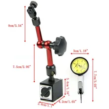 Everlasting магнитный гибкий держатель подставка+ циферблат тестовый индикатор Калибр шкала Точность