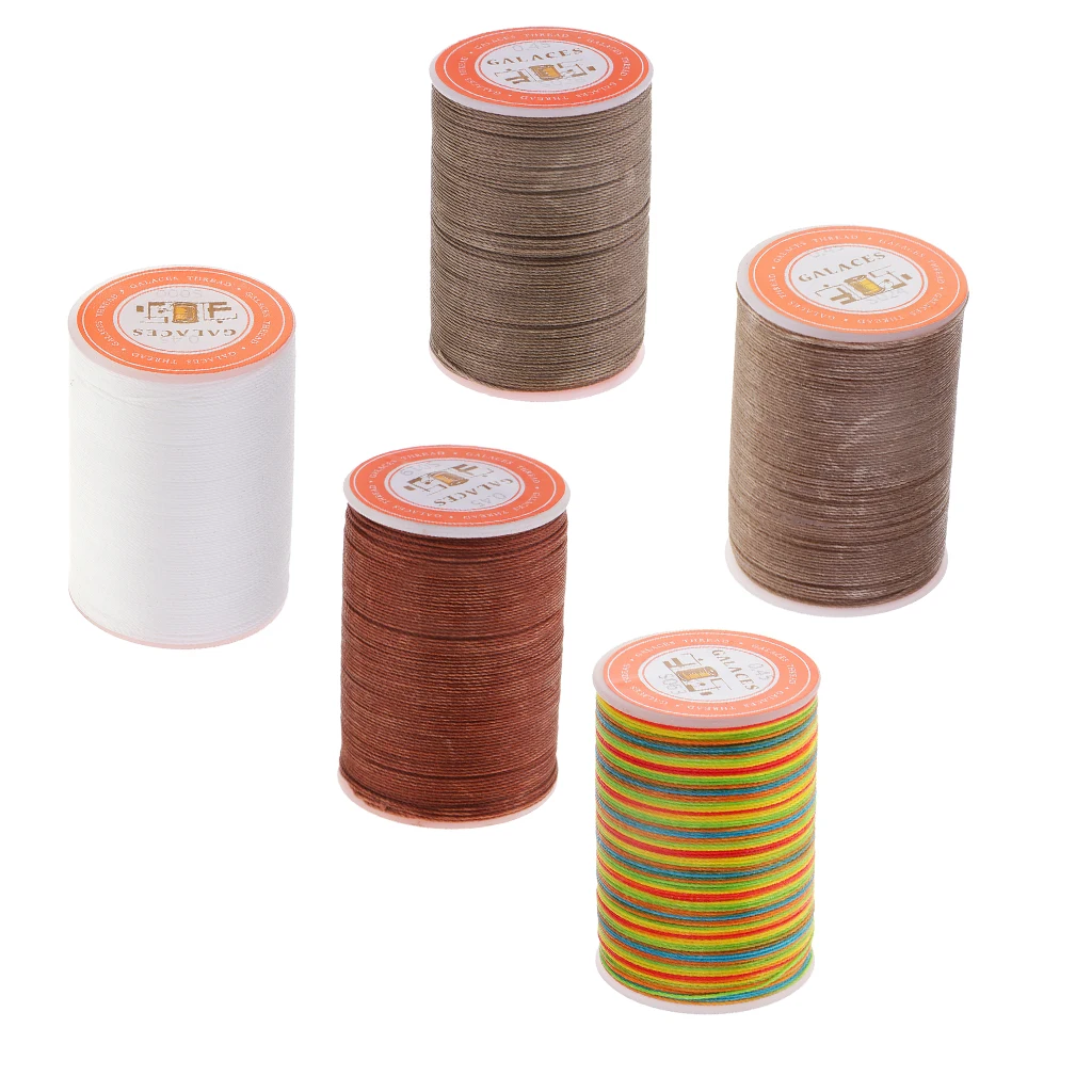 5Pcs 0.45mm Waxed Polyester Cord DIY Jewelry Making Bracelet Thread String