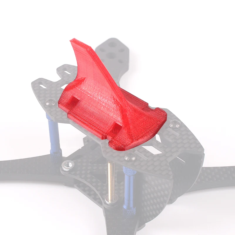 

DIY Racer Frame Protector Mount Bracket Holder Cover Anti-collision Shark Fin 3D Printed TPU for FPV RC Racing Drone Spare Parts