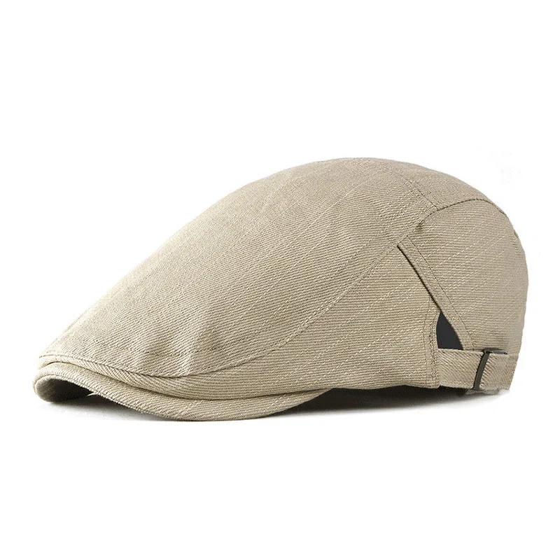[AETRENDS] мужская плоская кепка s Cabby, винтажная Кепка Newsboy, кепка плюща, головные уборы для вождения, охоты, Z-6836 - Цвет: Khaki