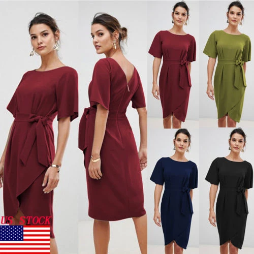 2019 de las mujeres de color liso de fiesta de noche playa corto vestido Casual Primavera Verano Fiesta Club vestido Vestidos|Vestidos| - AliExpress