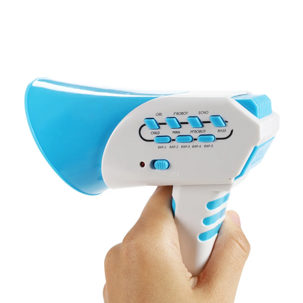 

Children's Voice Changer Multi-channel Voice Changer Funny Puzzle Handheld Loudspeaker 7 Sounds 5 Music Voice Converter