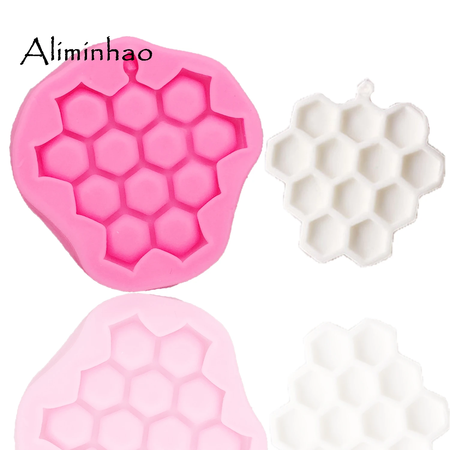 

B1279 bee honeycomb silicone mold fondant cake decorating tools chocolate gumpaste mould