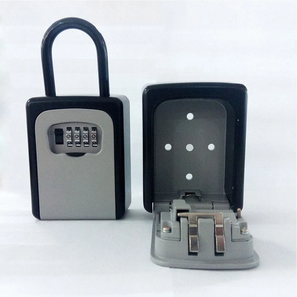 

4-Digit Combination Lock Key Safe Storage Box Padlock Security Home Outdoor Supplies EM88