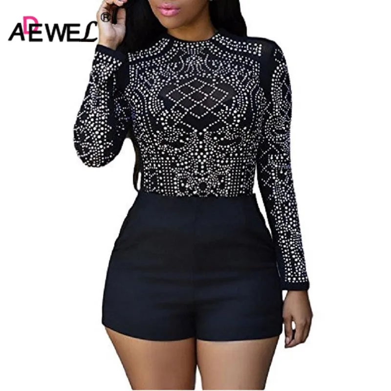 Adewel 2018 primavera mujeres manga larga diamantes camiseta Femme sexy bodycon Slim tee Camisas más tamaño Tops s-3xl Camisetas Mujer Adewel 2018 primavera mujeres manga larga diamantes camiseta Femme sexy bodycon Slim tee Camisas más tamaño Tops s-3xl Camisetas Mujer