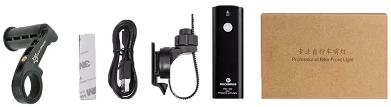 Sale ROCKBROS Bicycle Light LED Flashlight Rechargeable Waterproof Cycling Bike Night Headlight Handlebar Front Lamp Bike Accessories 23