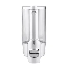 Дозатор жидкого мыла настенный 350 мл пластиковый шампунь гель для душа дозаторы дезинфицирующее средство для рук замок дизайн для ванной комнаты кухня