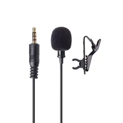 Телефон петличный конденсаторный микрофон нагрудные клип всенаправленный микрофон для iphone 8 Plus iPad iPod LCC77