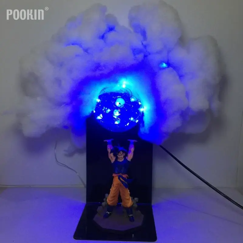 Dragon Ball Son Goku Strength bombes Luminaria цветной светодиодный светильник в виде облака DIY ночник для праздника в подарок декоративный светодиодный светильник