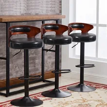 South American fashion bar lifting PU leather stool European cafe restaurant rotating chair retail and wholesale free shipping