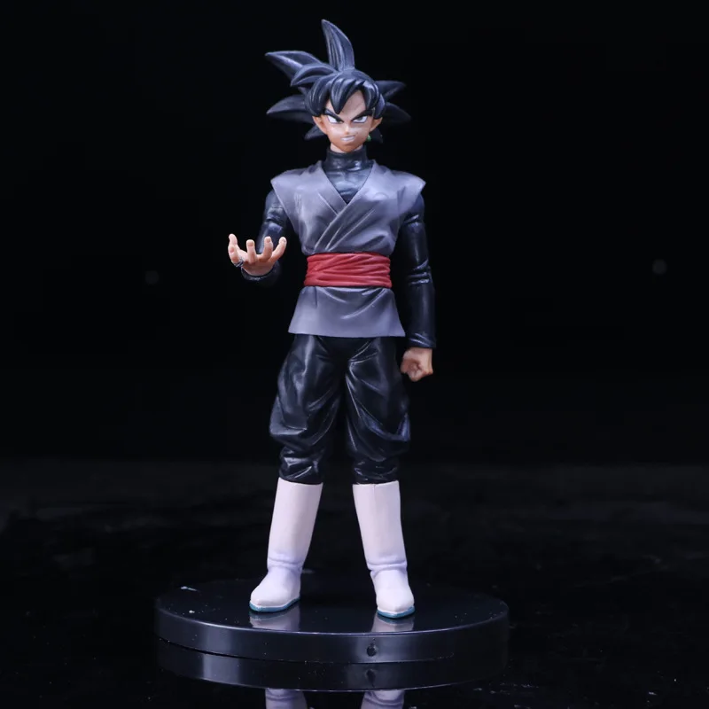 

2017 New Pattern 21cm PVC Dragon Ball Super Action Figure Zamasu Goku Black Model Car Furnishing Articles Holiday Gifts Ornament