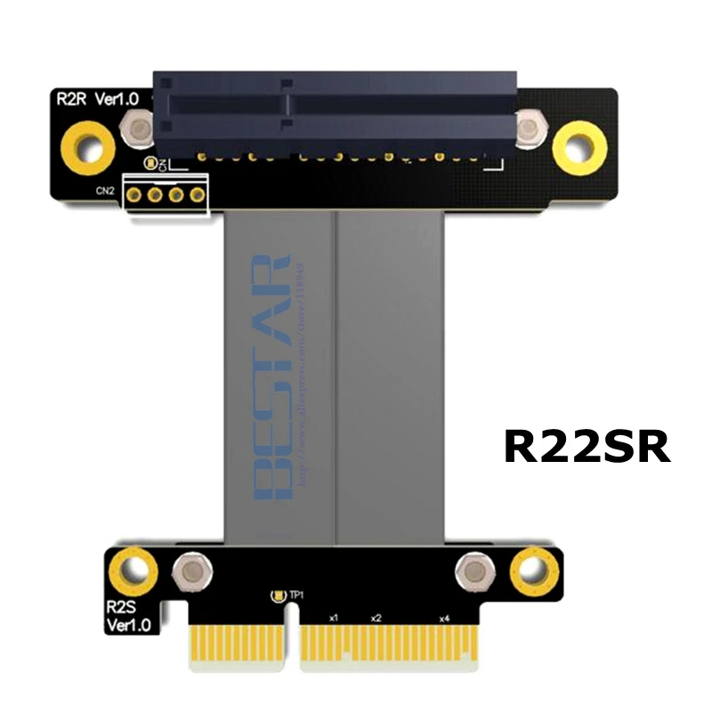 (30 шт./лот) Riser PCI-E 3,0 pcie 4x x4 Gen3.0 мужчин и женщин PCI Express Riser card графика Extender Удлинитель 10 см