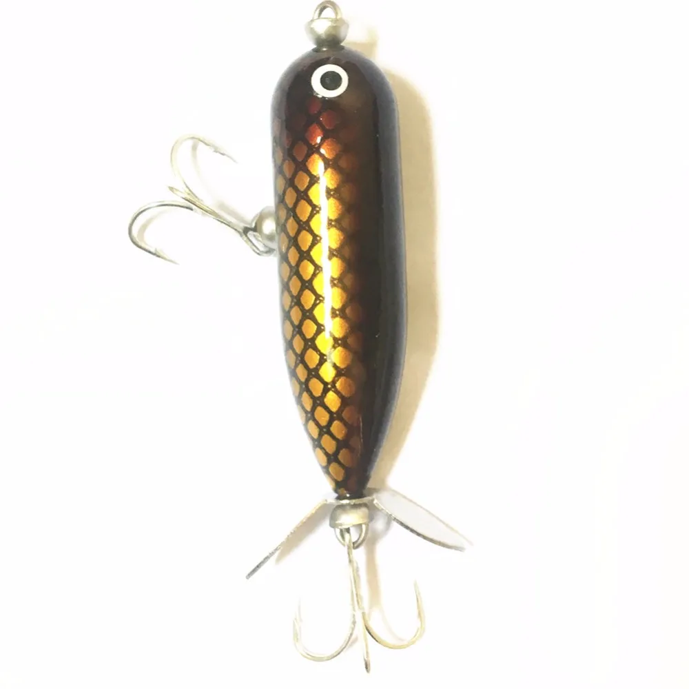 

Peche Leurre Souple Floating Pencil Bait Propeller Fishing Lure 6cm 10g Carp Fishing Baits 1 Pcs/Lot Whopper Plopper Wobblers