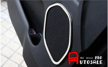 

Interior Steel Side Door Speaker Cover Trim 4pcs for Jeep Grand Cherokee 2011 2012 2013 2014 2015