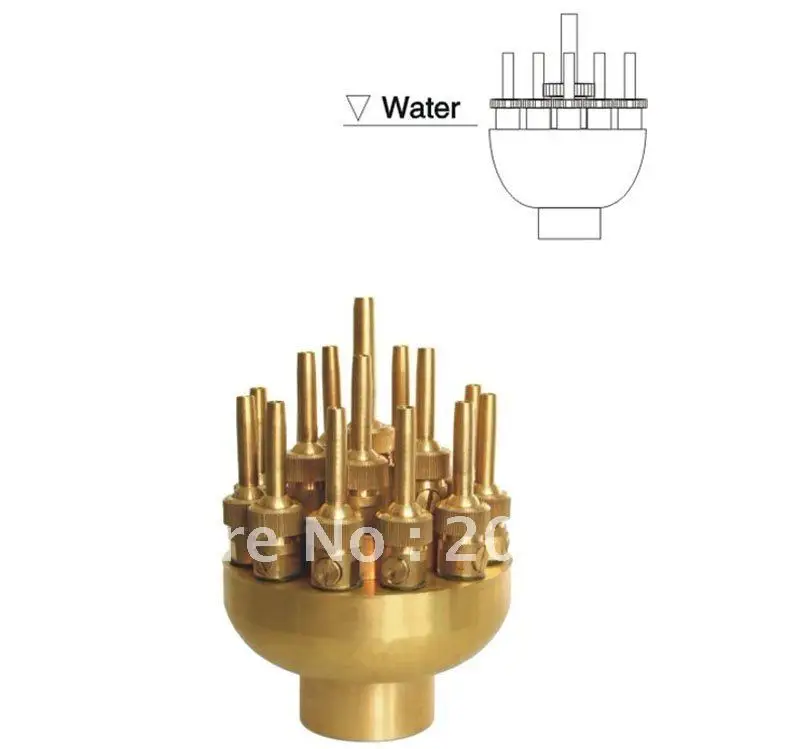 1 &quotРегулируемый трехслойный цветочный фонтанный сопло|nozzle|nozzle fountain |