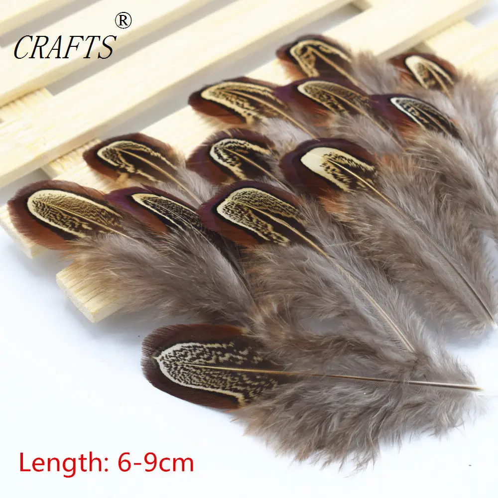 

New! 20 pieces high-quality golden pheasant feathers, 2.5-4 "/ 6-10cm DIY jewelry decoration