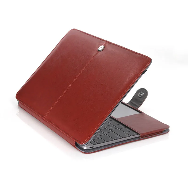  Business Smart Holster PU leather Bag Case Cover For Macbook Air 13 11 Pro Retina 15 13 12 Laptop case For Macbook Pro 15 