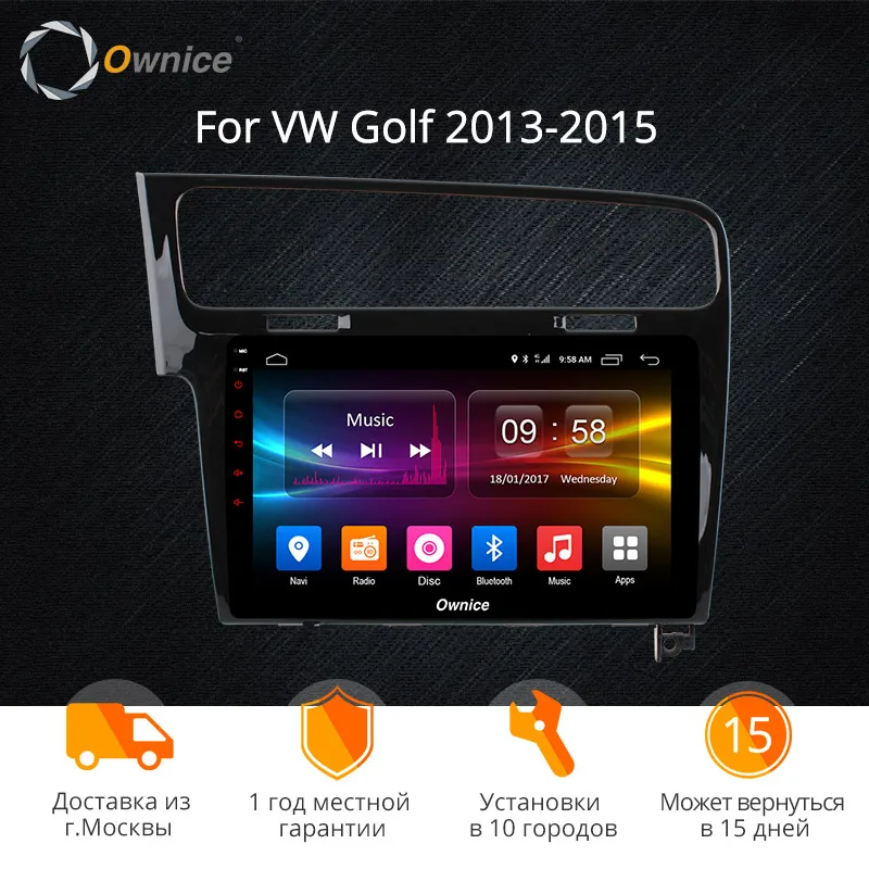 

Ownice K1 K2 K3 8 core android 8.1 for VW Golf 7 2015 2016 Golf R 2015 2016 Golf GTE 2015 Car radio DVD Player 2G RAM 32G 10.1"