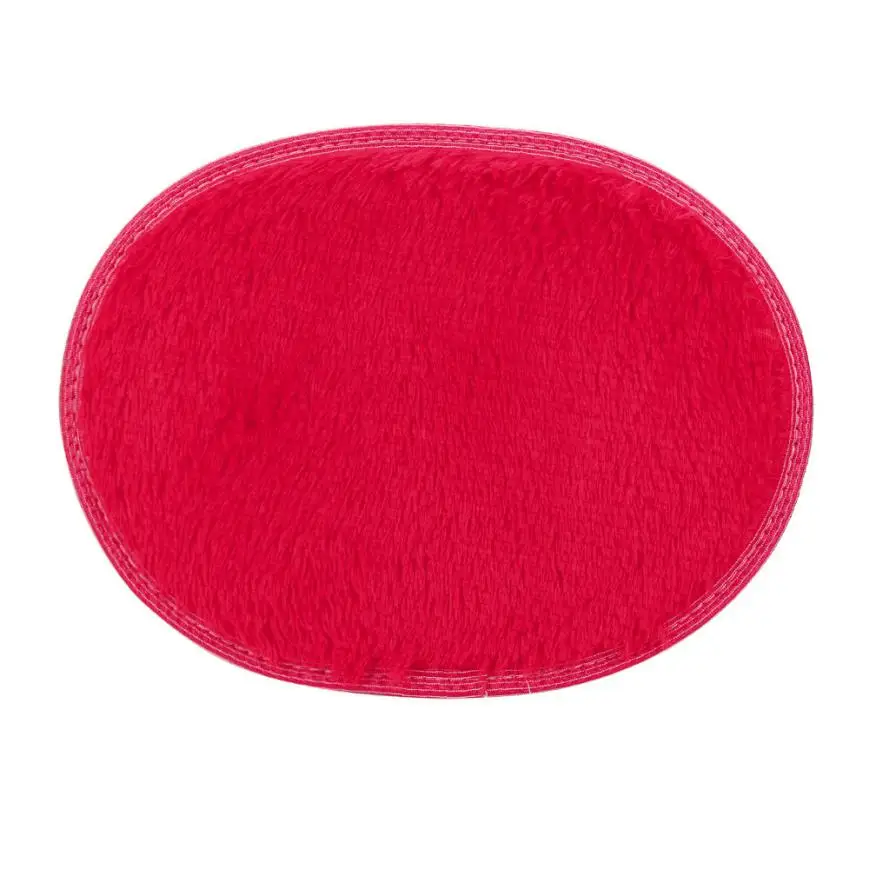 Горячая распродажа Новые поступления 30*40 см Противоскользящий пушистый ворсистый ковер для дома спальни ванной комнаты# 1DQ - Цвет: Red