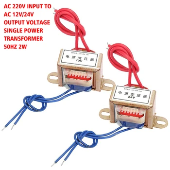 

AC 220V Input to AC 12V/24V Output Voltage Single Power Transformer 50Hz 2W Inverter Transformer Power Tool Accessories Portable